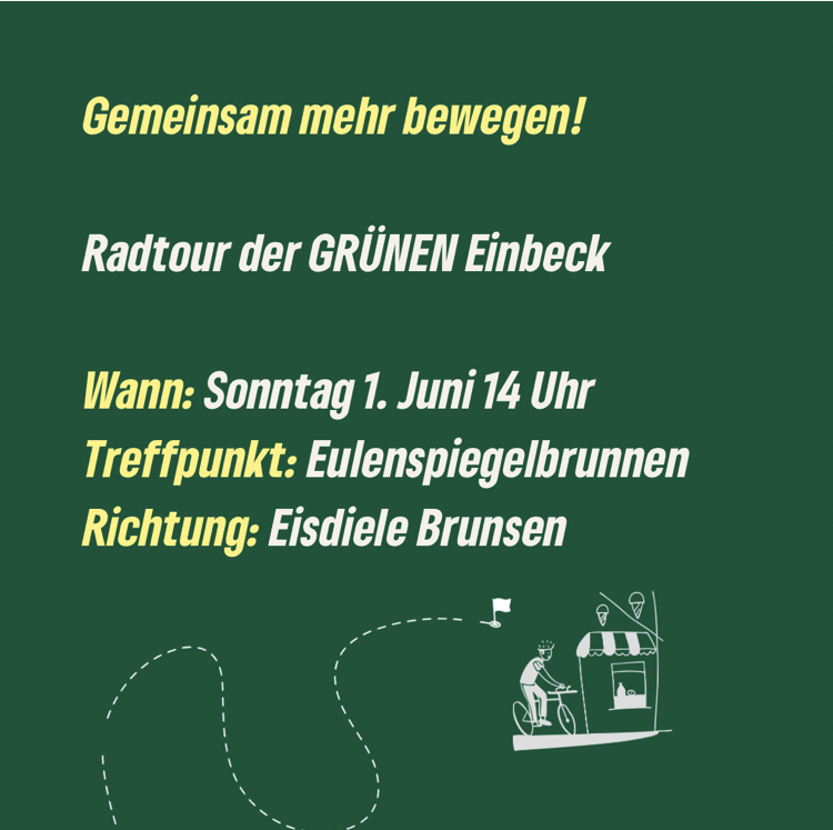Rauf aufs Rad – mit uns GRÜNE Einbeck!